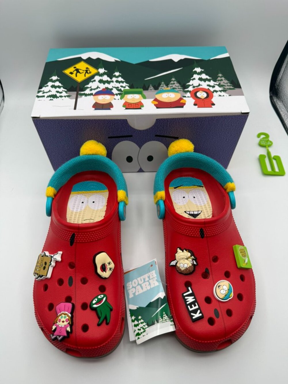 Crocs x South Park Eric Cartman Classic Clogs Red Men Size 7 Women 9 NWB